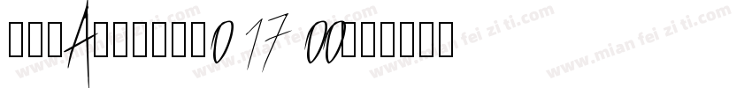 KSWAVEHSBF0 17 00字体转换